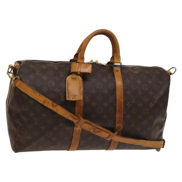 LOUIS VUITTON Monogram Keepall Bandouliere 50 Boston Bag M41416 - Picture 1 of 16